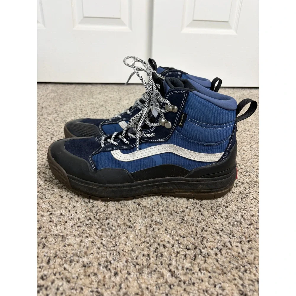 Vans UltraRange Boots Mens 10 EXO Hi MTE-3 Gore-Tex Waterproof Blue Black